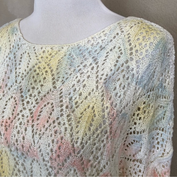 Pol pastel open weave sweater - Picture 2 of 5